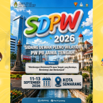 Poster SDPW PII Jawa Tengah 2026 di Kota Semarang
