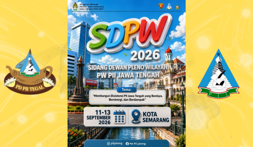Poster SDPW PII Jawa Tengah 2026 di Kota Semarang